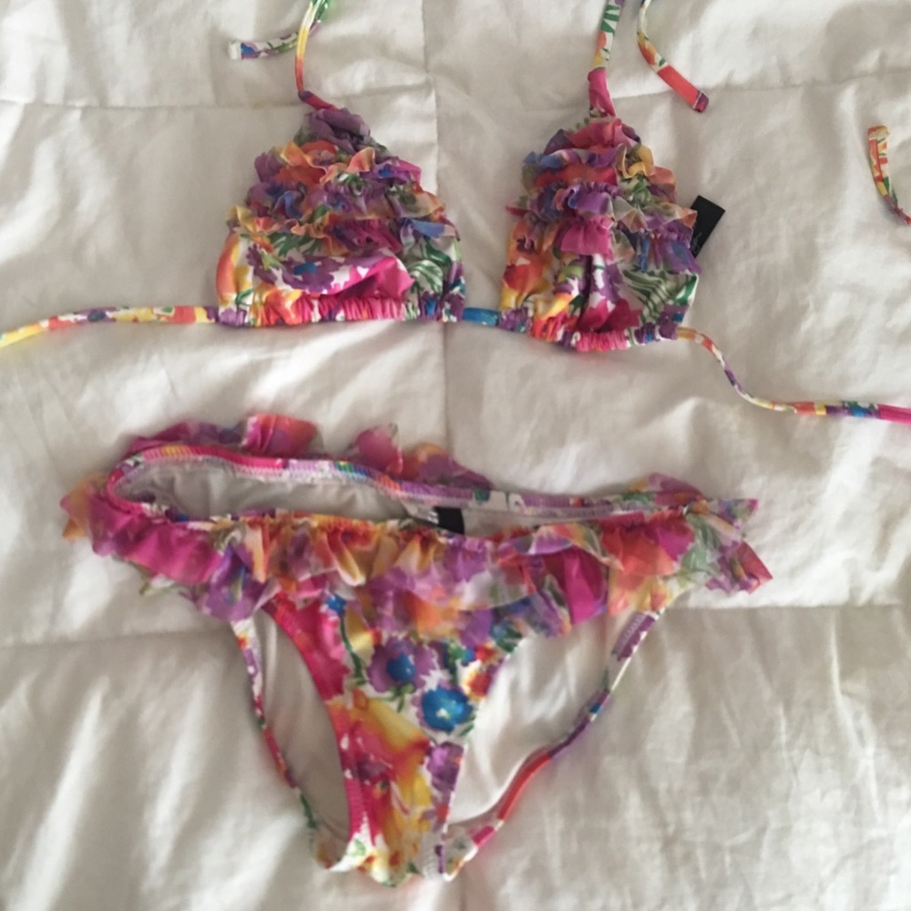 ABS floral bikini